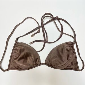 Indah Bikini Top in Brown